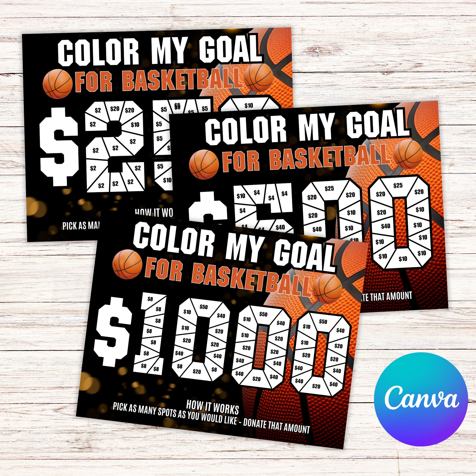 Editable basketball fundraiser Template Editable Basketball Fundraiser Template, Custom Basketball Fundraiser 2026, Fill in Fundraiser Basketball Board Team, Digital File